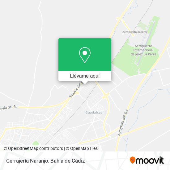 Mapa Cerrajería Naranjo