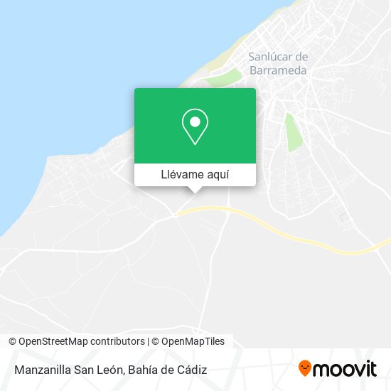 Mapa Manzanilla San León