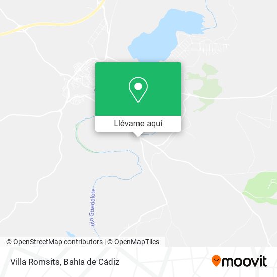 Mapa Villa Romsits