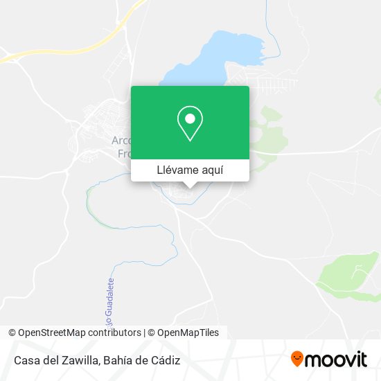 Mapa Casa del Zawilla