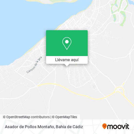 Mapa Asador de Pollos Montaño