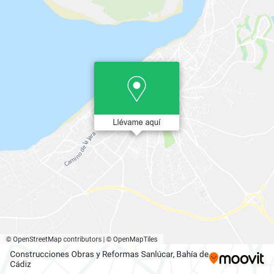 Mapa Construcciones Obras y Reformas Sanlúcar