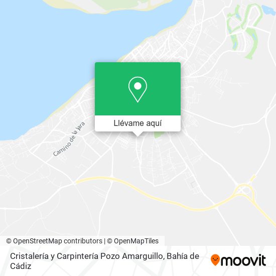 Mapa Cristalería y Carpintería Pozo Amarguillo