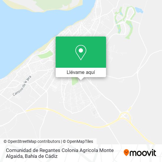 Mapa Comunidad de Regantes Colonia Agrícola Monte Algaida