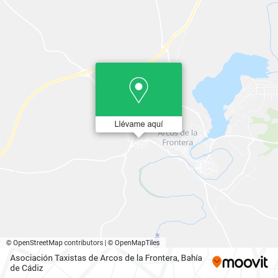 Mapa Asociación Taxistas de Arcos de la Frontera