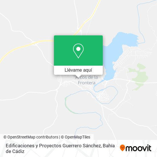 Mapa Edificaciones y Proyectos Guerrero Sánchez