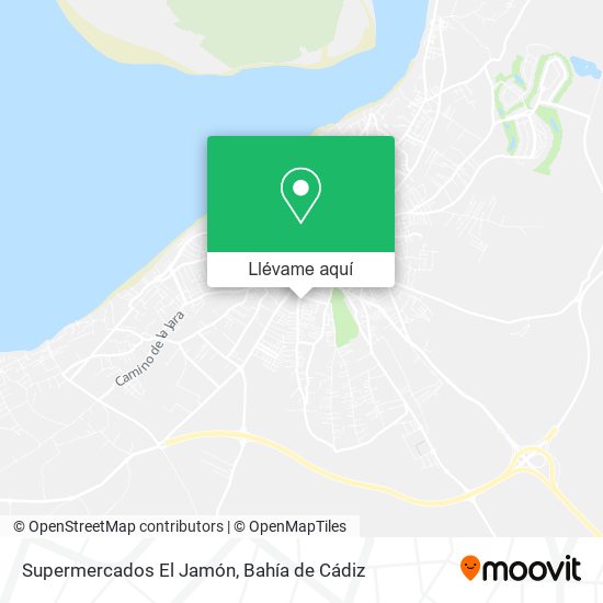 Mapa Supermercados El Jamón
