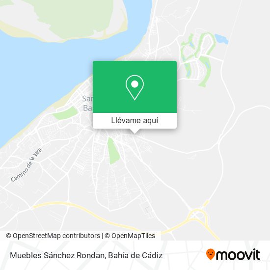 Mapa Muebles Sánchez Rondan