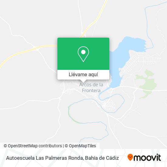 Mapa Autoescuela Las Palmeras Ronda