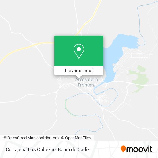 Mapa Cerrajería Los Cabezue