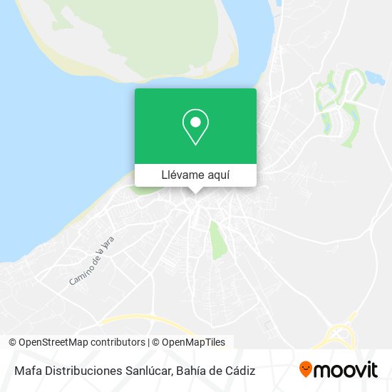 Mapa Mafa Distribuciones Sanlúcar