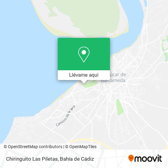 Mapa Chiringuito Las Piletas