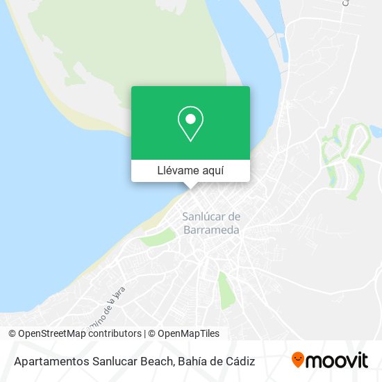 Mapa Apartamentos Sanlucar Beach