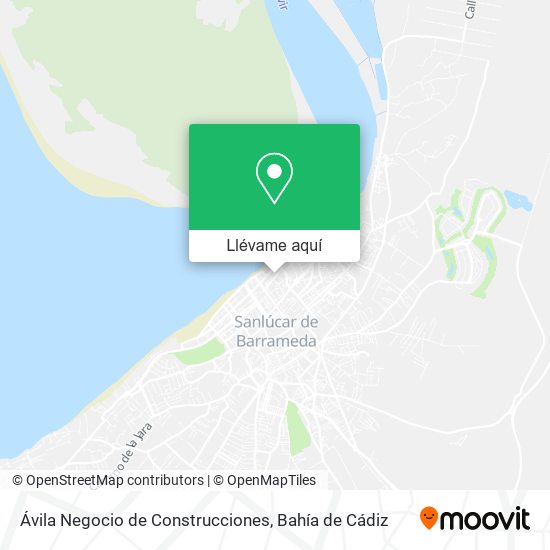 Mapa Ávila Negocio de Construcciones