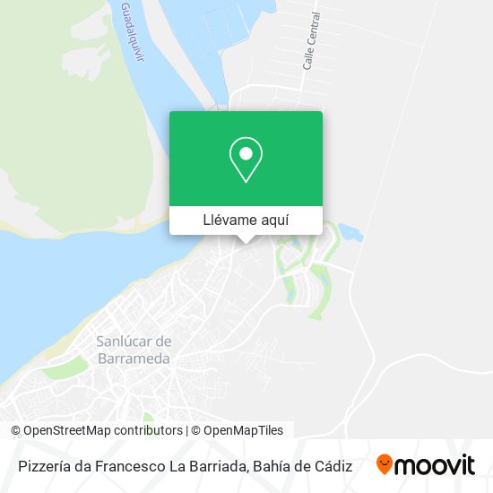 Mapa Pizzería da Francesco La Barriada