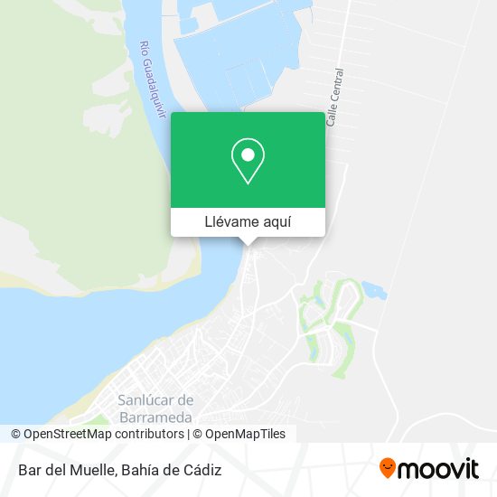 Mapa Bar del Muelle