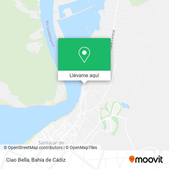 Mapa Ciao Bella