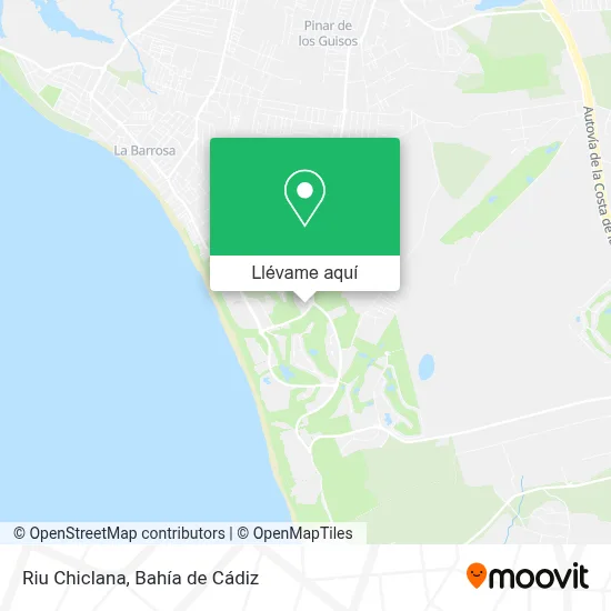 Mapa Riu Chiclana