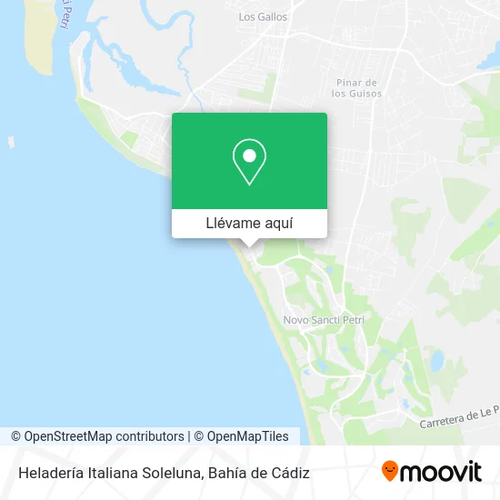 Mapa Heladería Italiana Soleluna