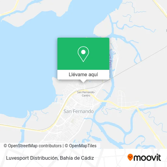 Mapa Luvesport Distribución