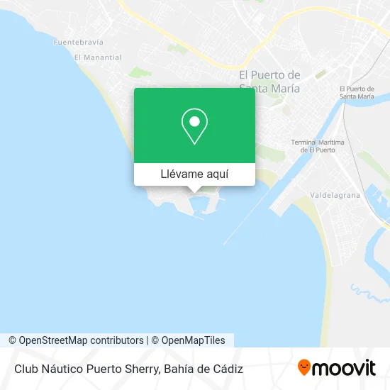 Mapa Club Náutico Puerto Sherry