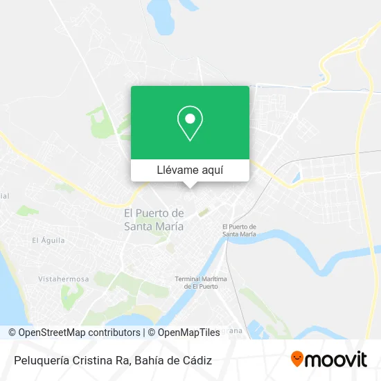 Mapa Peluquería Cristina Ra