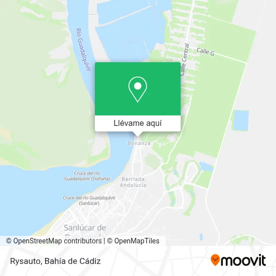 Mapa Rysauto