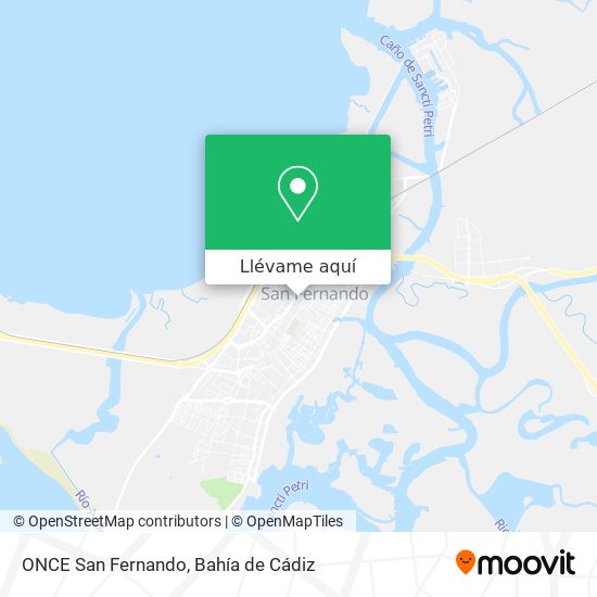 Mapa ONCE San Fernando
