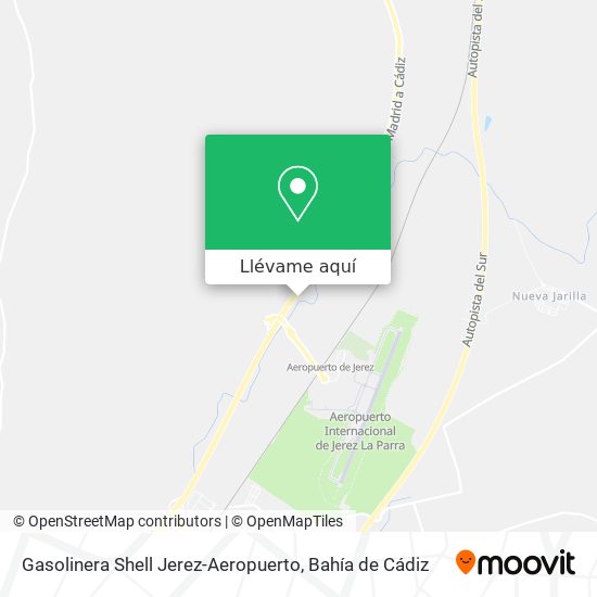 Mapa Gasolinera Shell Jerez-Aeropuerto