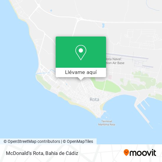 Mapa McDonald's Rota