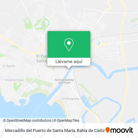 Mapa Mercadillo del Puerto de Santa María