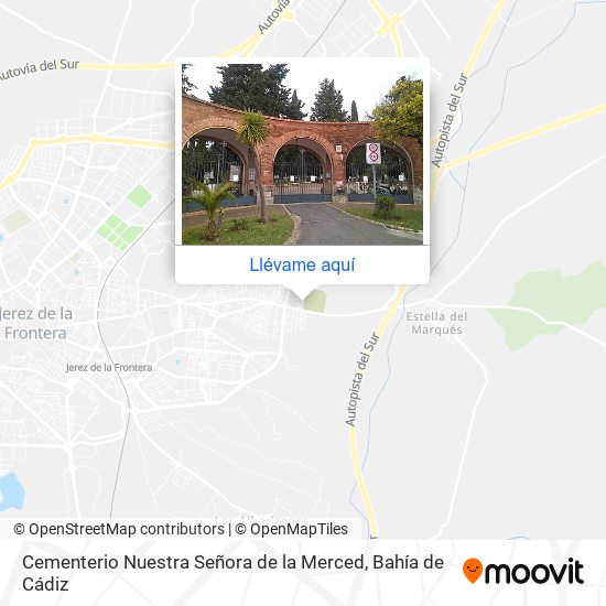 Subproducto País Estado Cómo llegar a Cementerio Nuestra Señora de la Merced en Jerez De La Frontera  en Autobús o Tren?