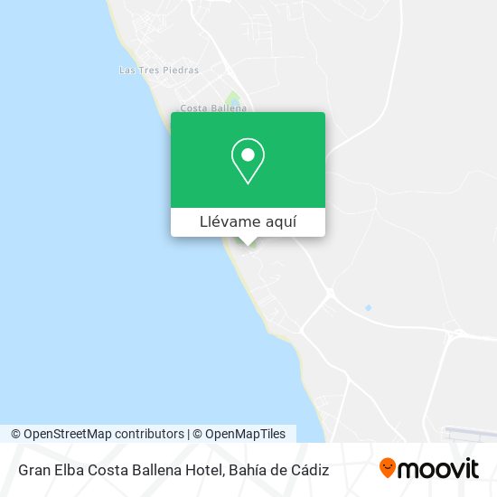 Mapa Gran Elba Costa Ballena Hotel