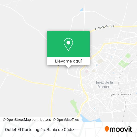 Cómo llegar Outlet El Corte Inglés en Jerez De La Frontera en Autobús o Tren?