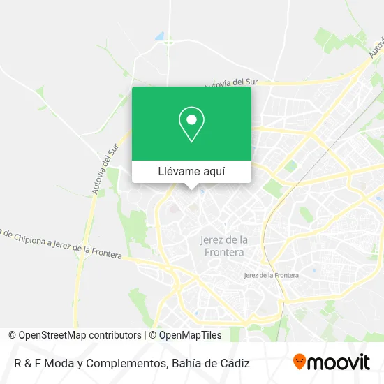 Mapa R & F Moda y Complementos