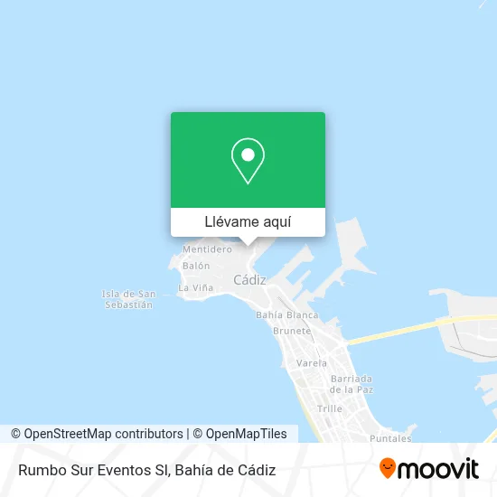 Mapa Rumbo Sur Eventos Sl
