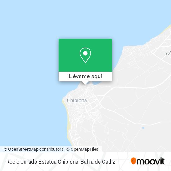 Mapa Rocio Jurado Estatua Chipiona