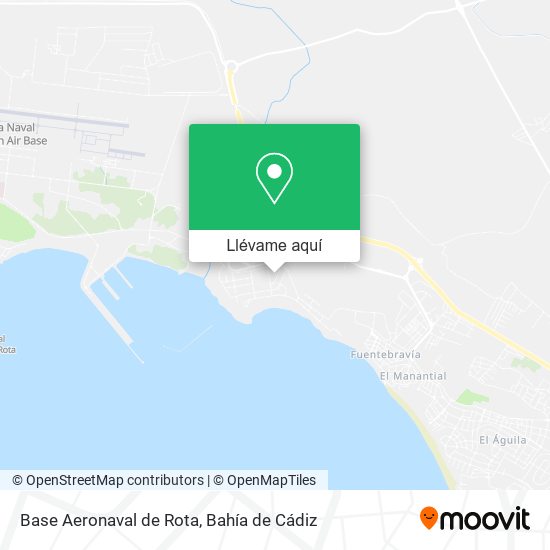 Mapa Base Aeronaval de Rota