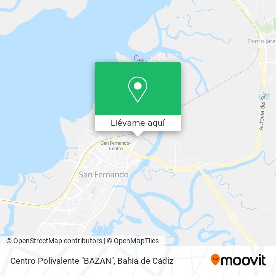 Mapa Centro Polivalente "BAZAN"