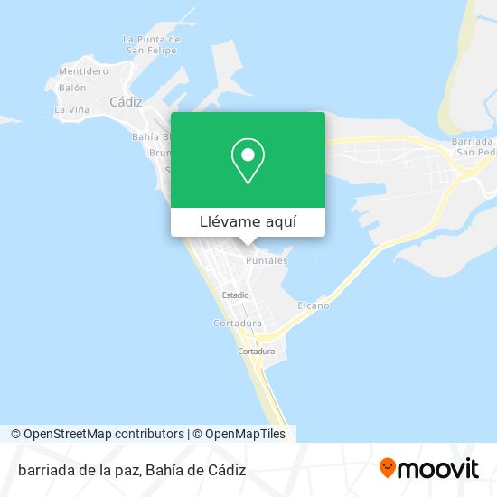 Mapa barriada de la paz