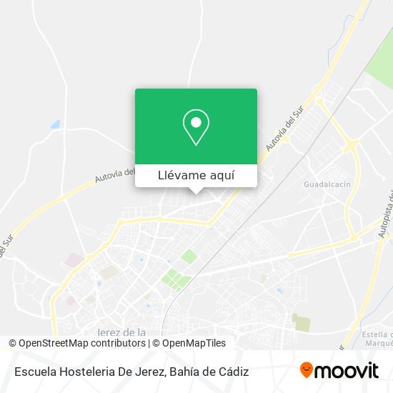Mapa Escuela Hosteleria De Jerez