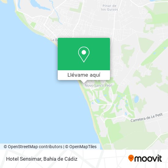 Mapa Hotel Sensimar