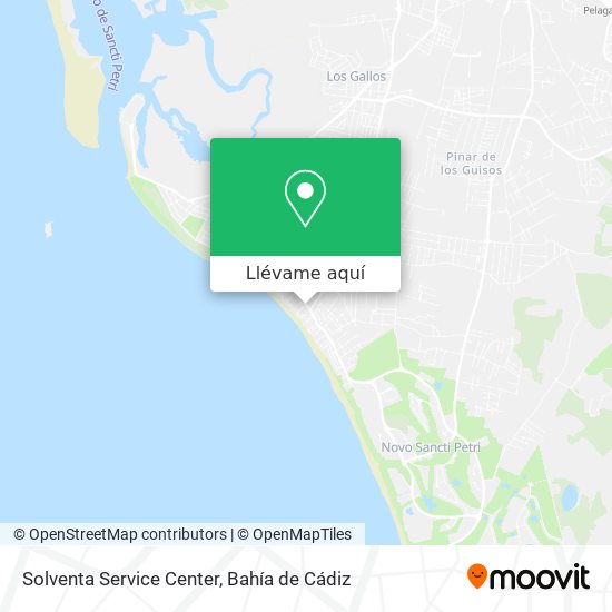 Mapa Solventa Service Center
