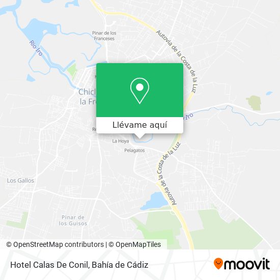 Mapa Hotel Calas De Conil