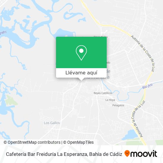 Mapa Cafetería Bar Freiduría La Esperanza