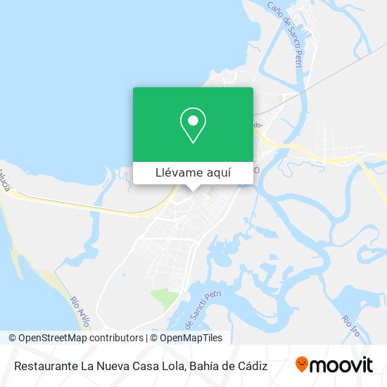 Mapa Restaurante La Nueva Casa Lola