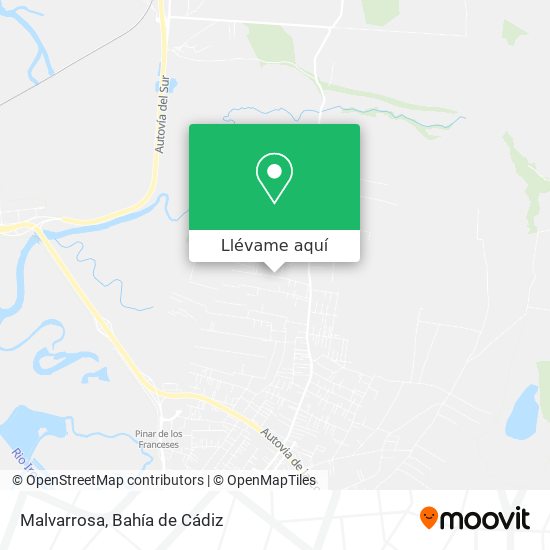 Mapa Malvarrosa