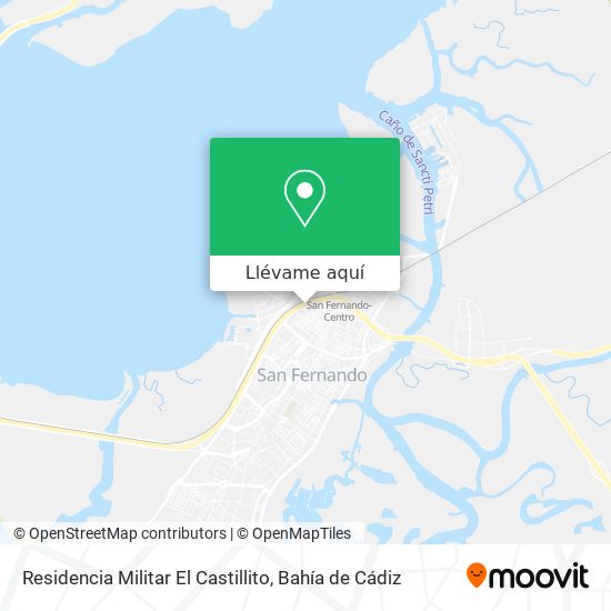 Mapa Residencia Militar El Castillito