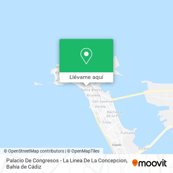 Mapa Palacio De Congresos - La Linea De La Concepcion