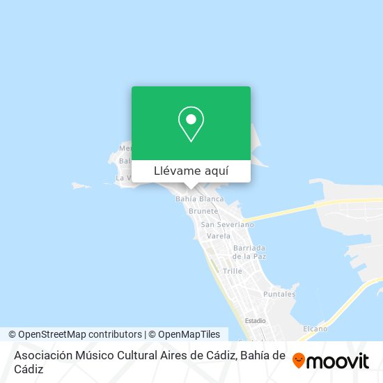 Mapa Asociación Músico Cultural Aires de Cádiz